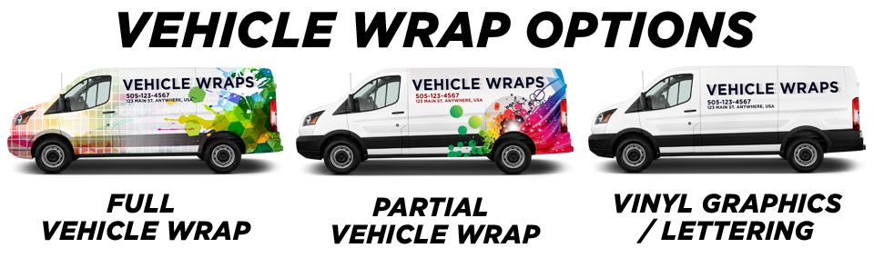 Bennington Vehicle Wraps & Graphics vehicle wrap options